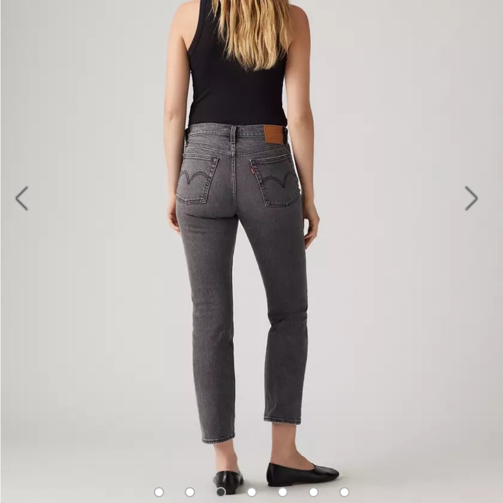 Levi's Gray Straight Leg Jeans Classic Style